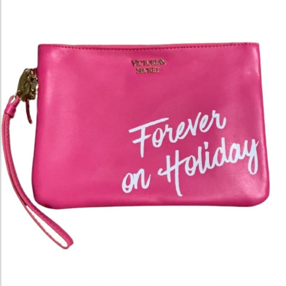 *NWOT* Victoria's Secret 🏝️ Forever on Holiday 🏝️ Large Wristlet Clutch